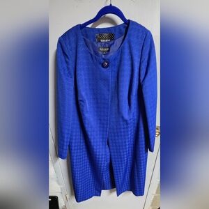 John MeyerRoyal Blue Trench Coat Size 18w